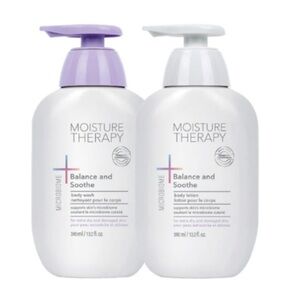 Avon Moisture Therapy +Balance and Soothe Body Wash & Lotion Set